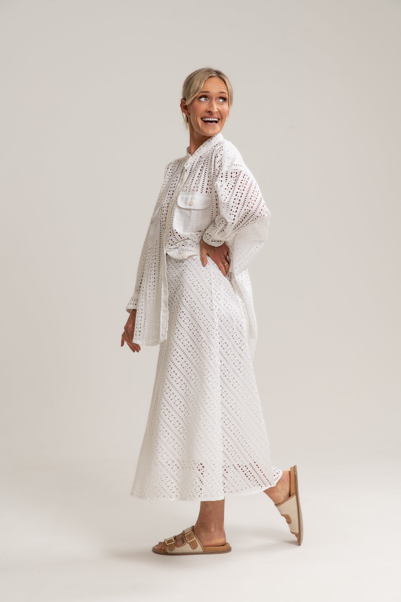 THE BRODERIE EDIT - STAPLE SKIRT