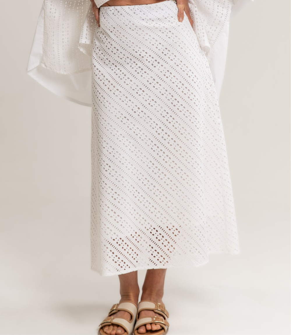 THE BRODERIE EDIT - STAPLE SKIRT
