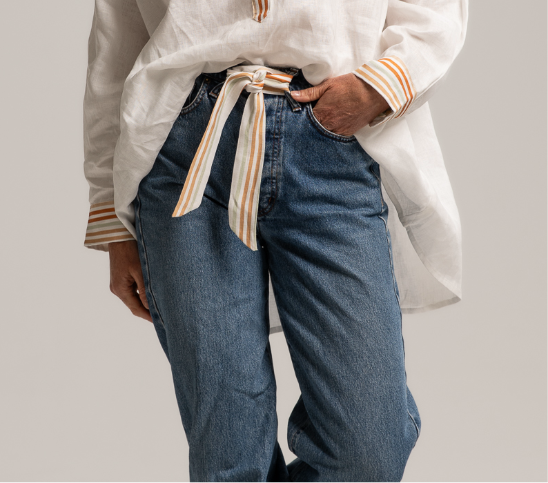 HEADSCARF /HAIR TIE / NECKTIE - TUSCAN SUNRISE