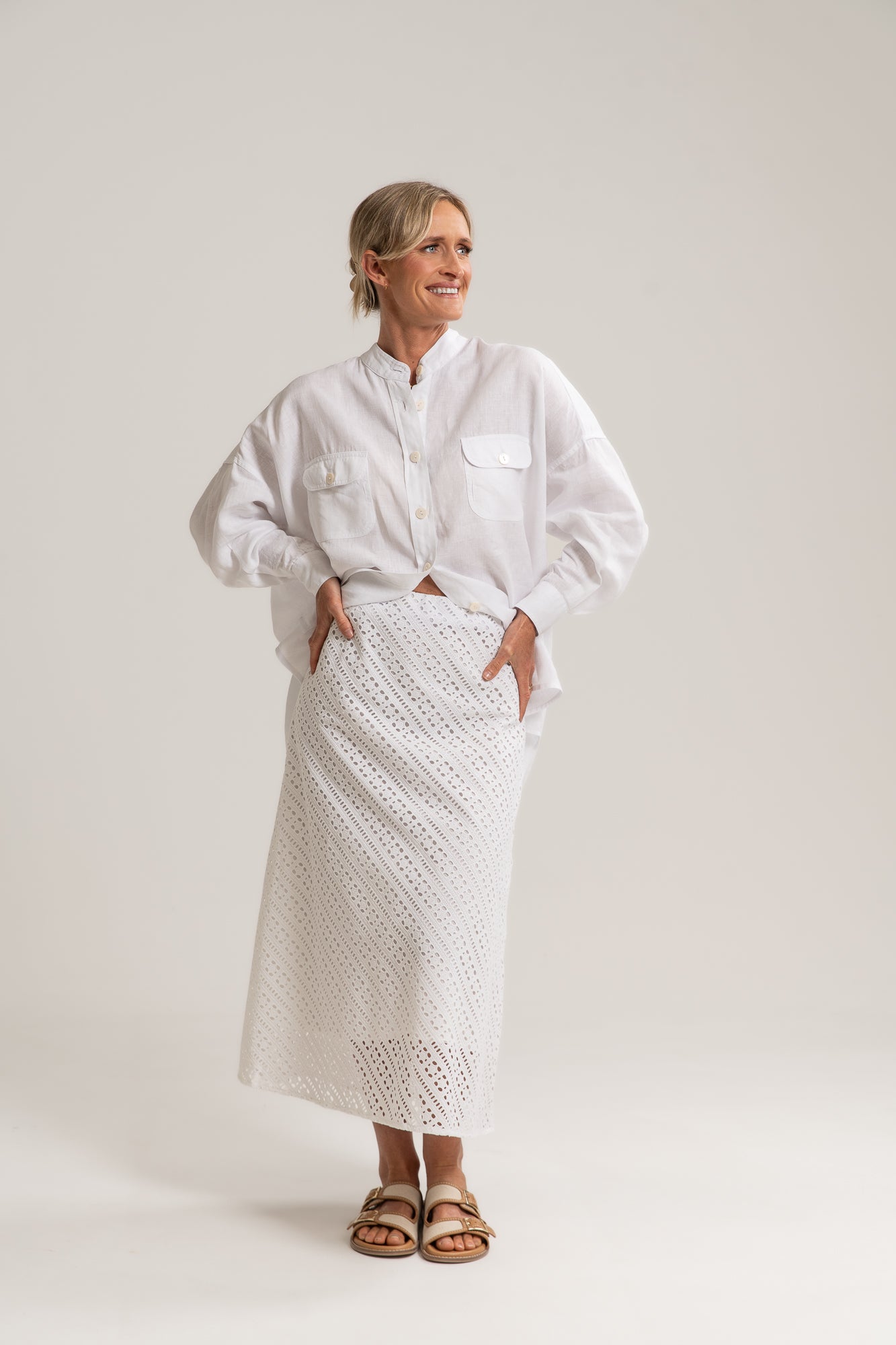 THE BRODERIE EDIT - STAPLE SKIRT