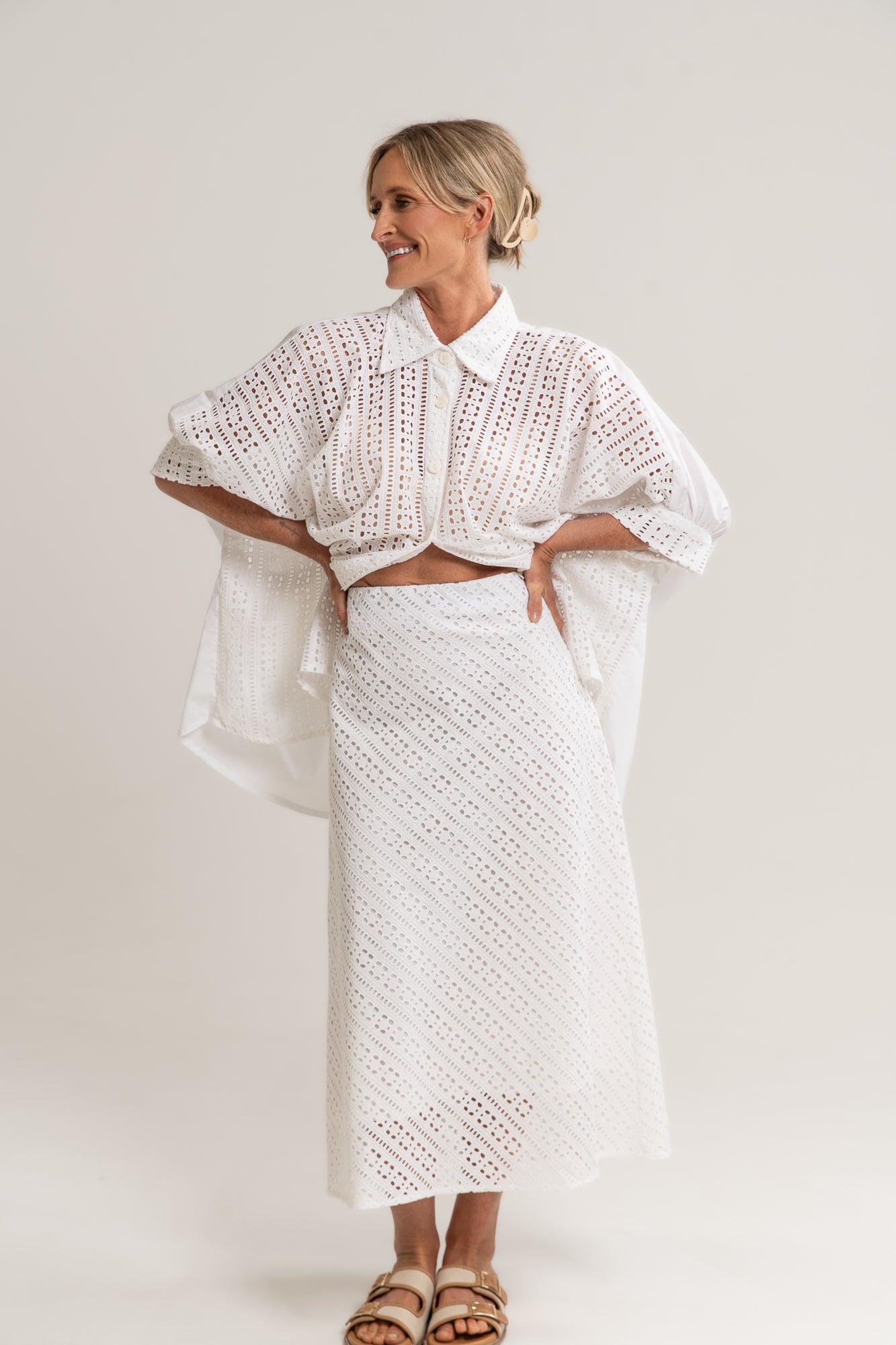 THE BRODERIE EDIT - STAPLE SKIRT