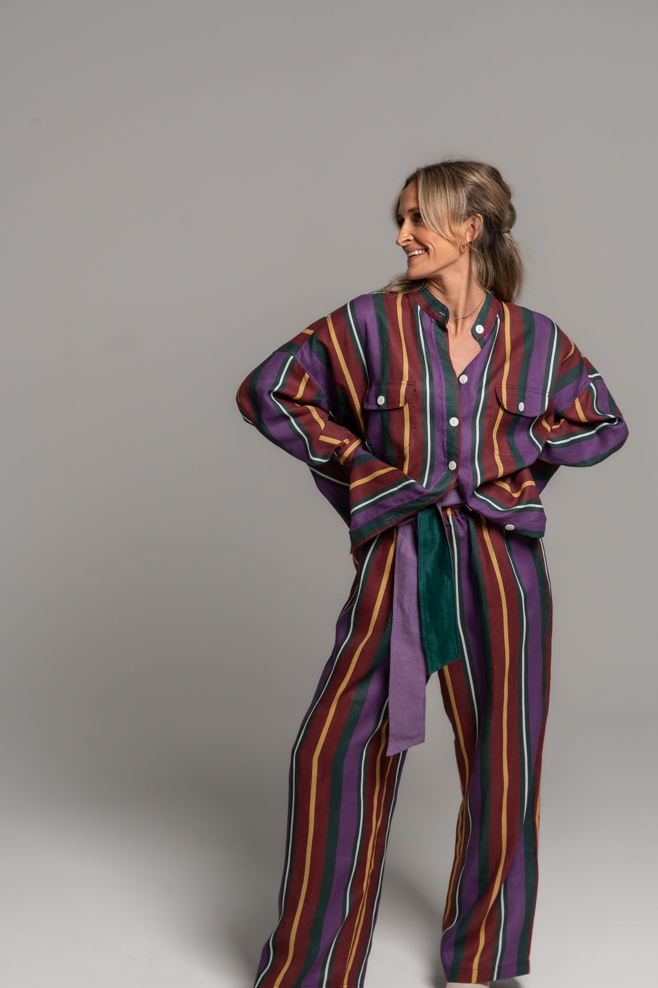 WINTER HARVEST STRIPE - LUISA PANT