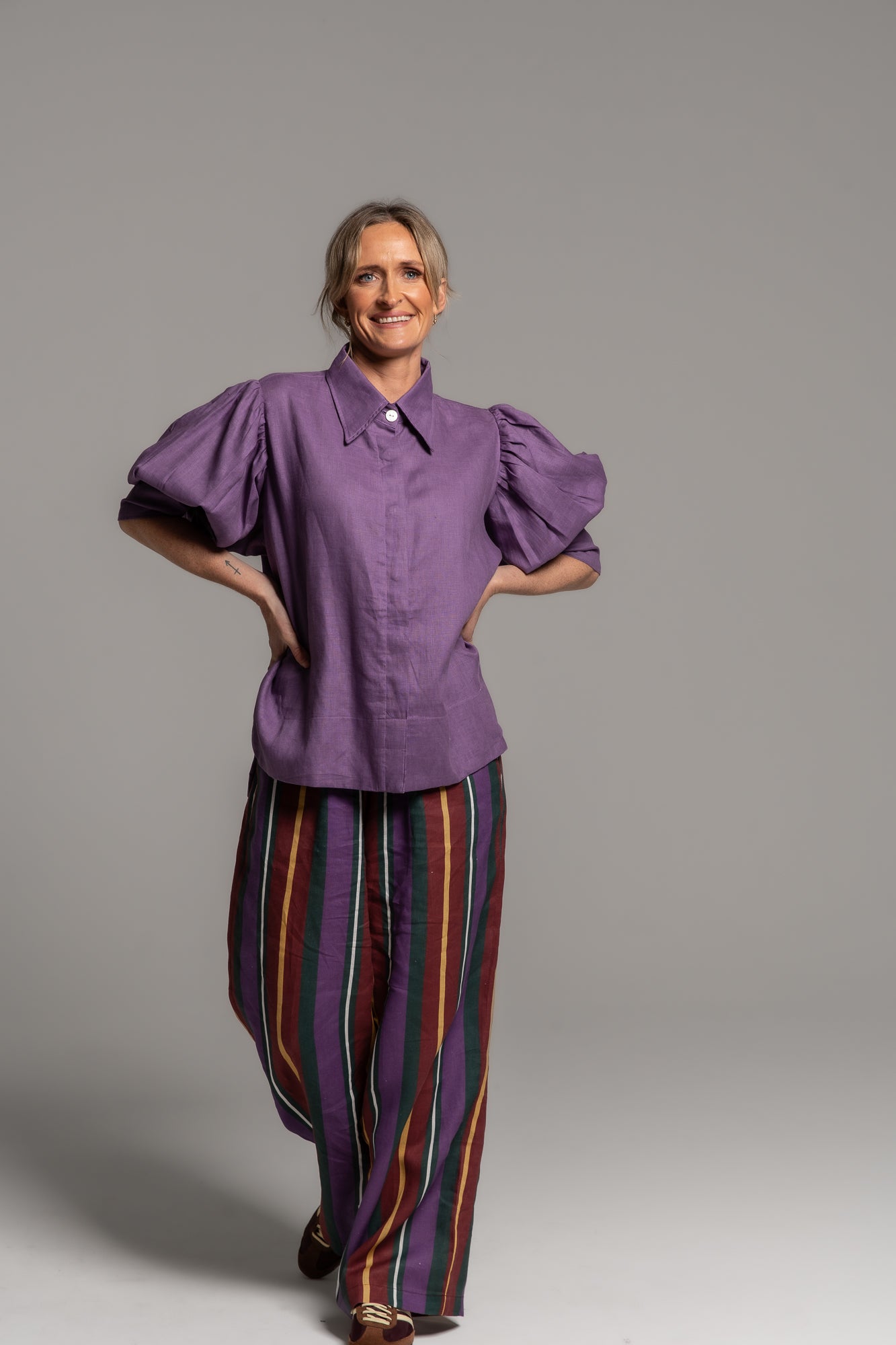 WINTER HARVEST STRIPE - LUISA PANT