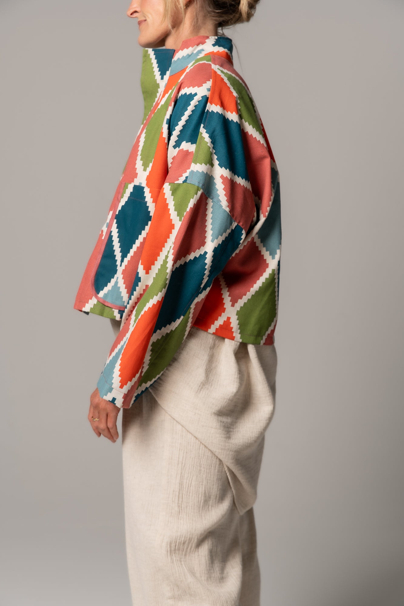JOANIE JACKET - HARLEQUIN