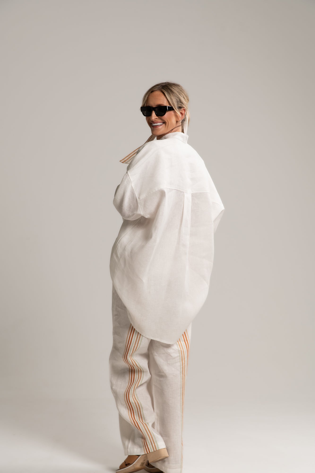 BIANCA - OFF WHITE MORNING AFTER SHIRT