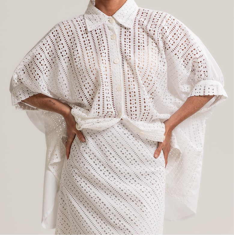 THE BRODERIE EDIT - DOLCE VITA SHIRT