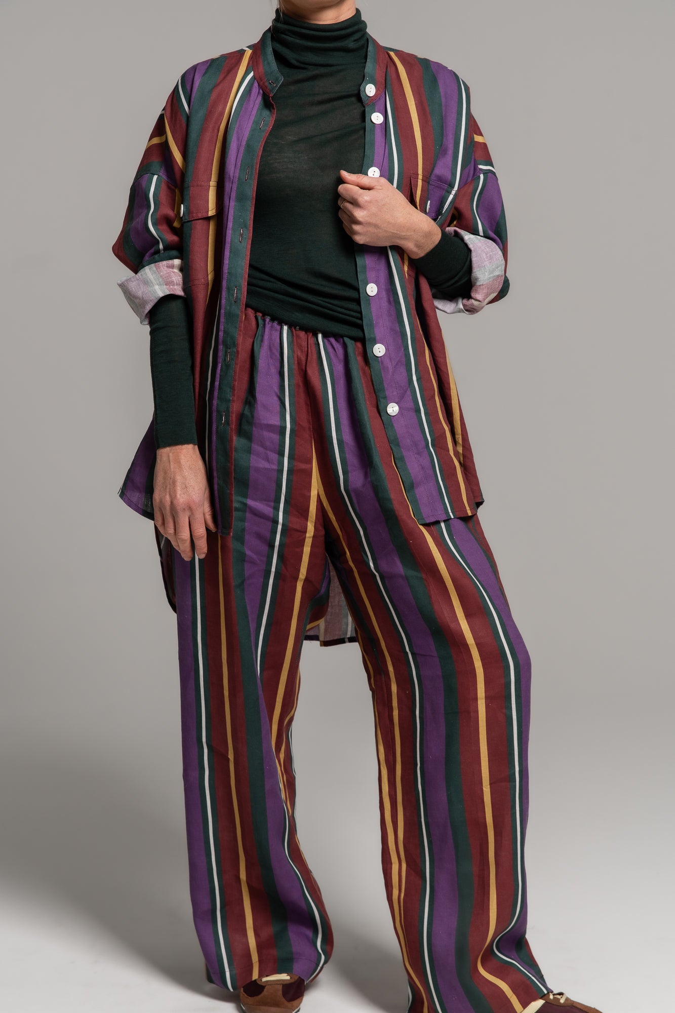 WINTER HARVEST STRIPE  - LUISA PANT