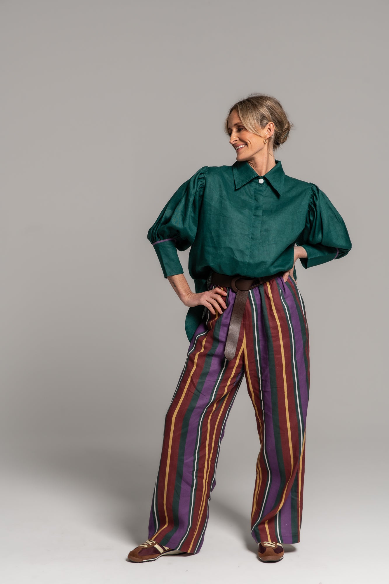 WINTER HARVEST STRIPE  - LUISA PANT