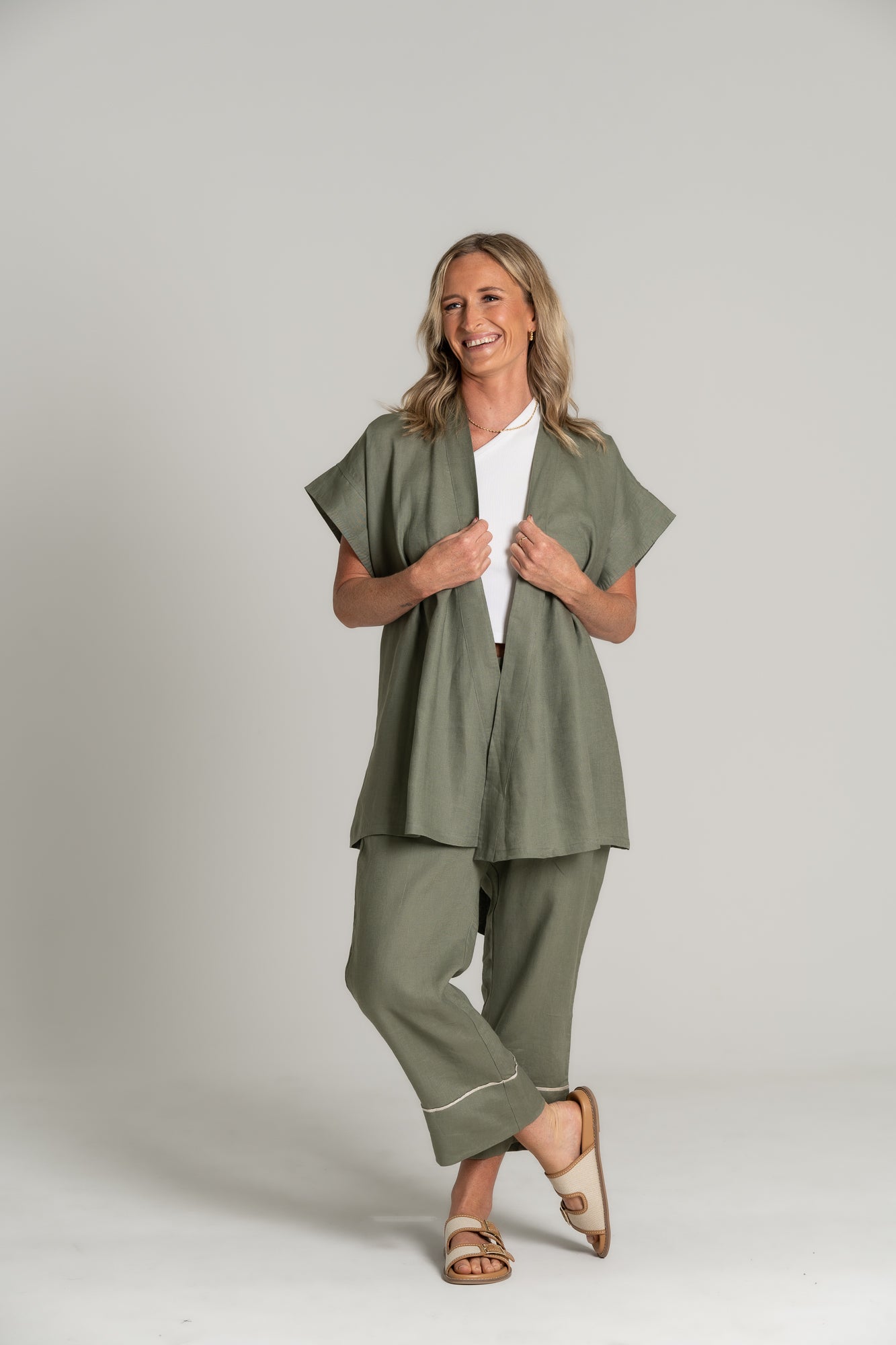 KIMMY KIMONO OLIVE