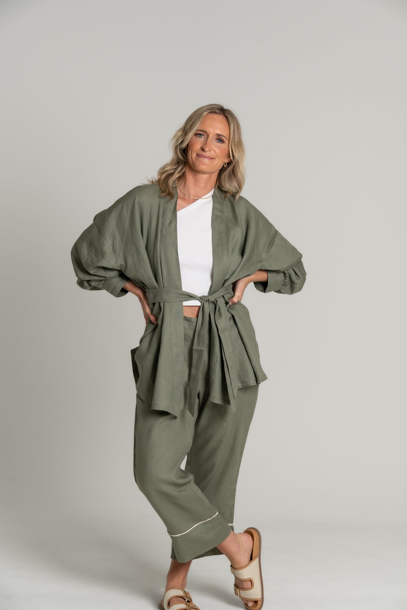 KIMMY KIMONO OLIVE