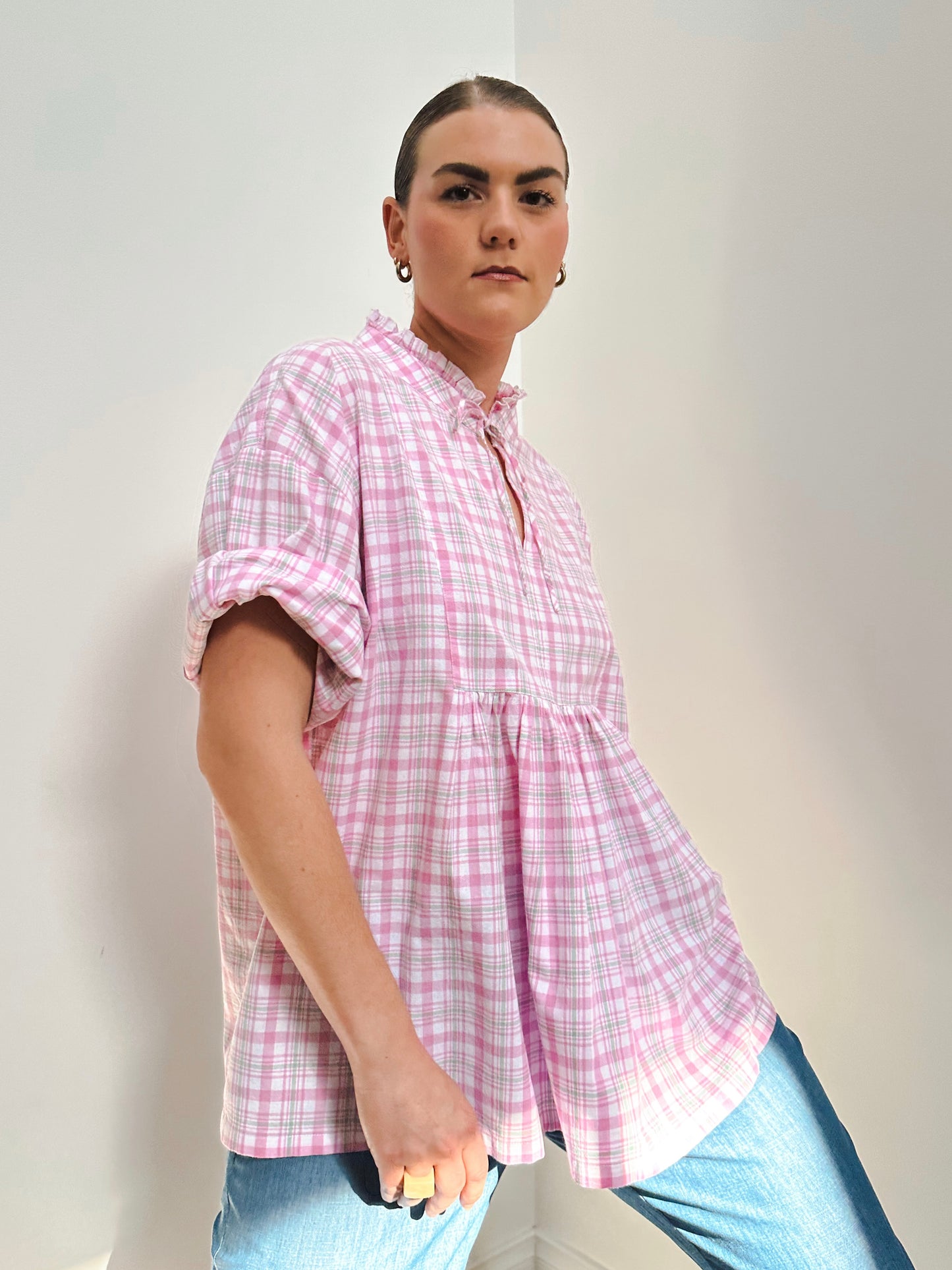 EVIE SMOCK - PINK