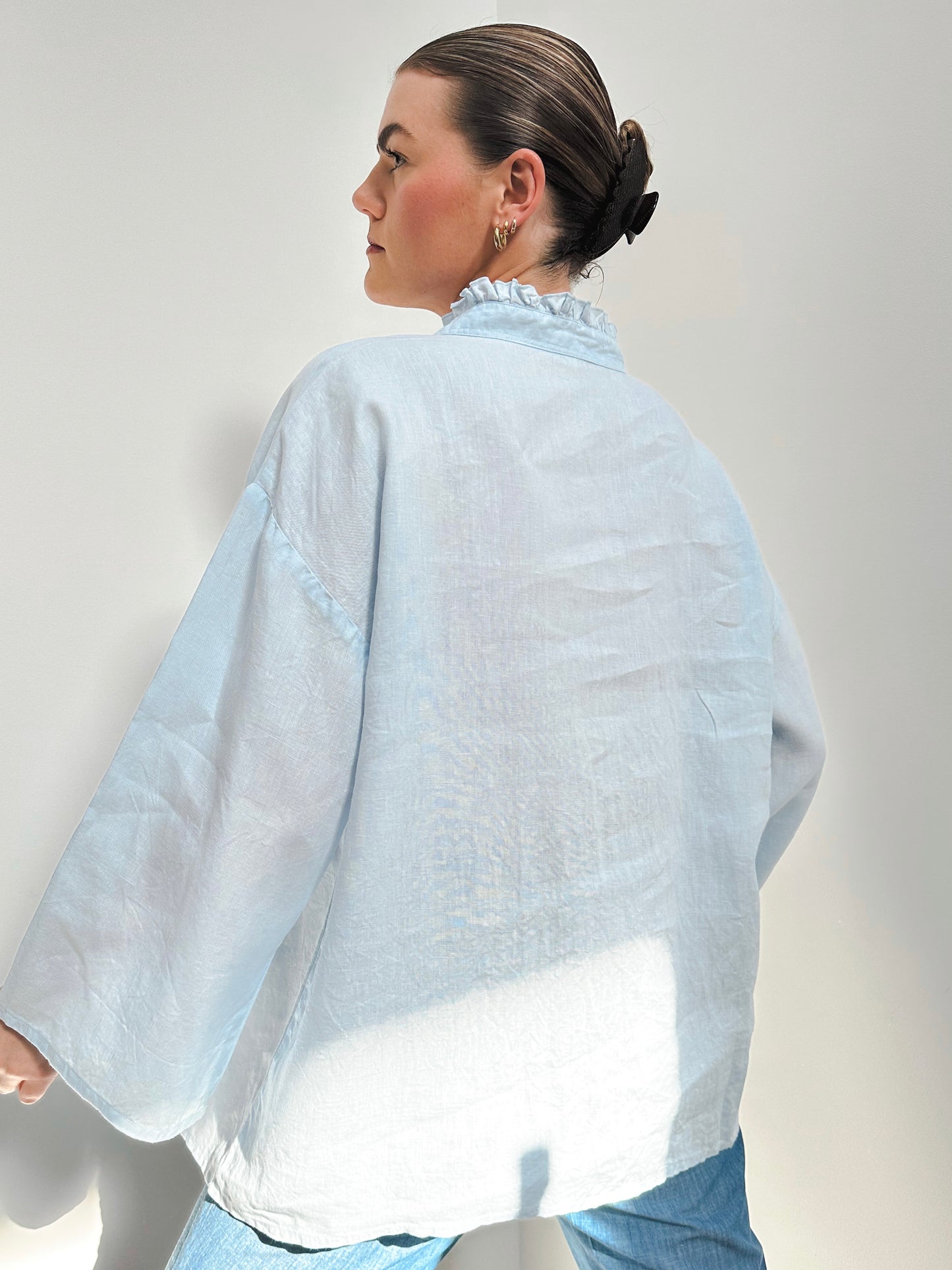 EVIE SMOCK - BLUE