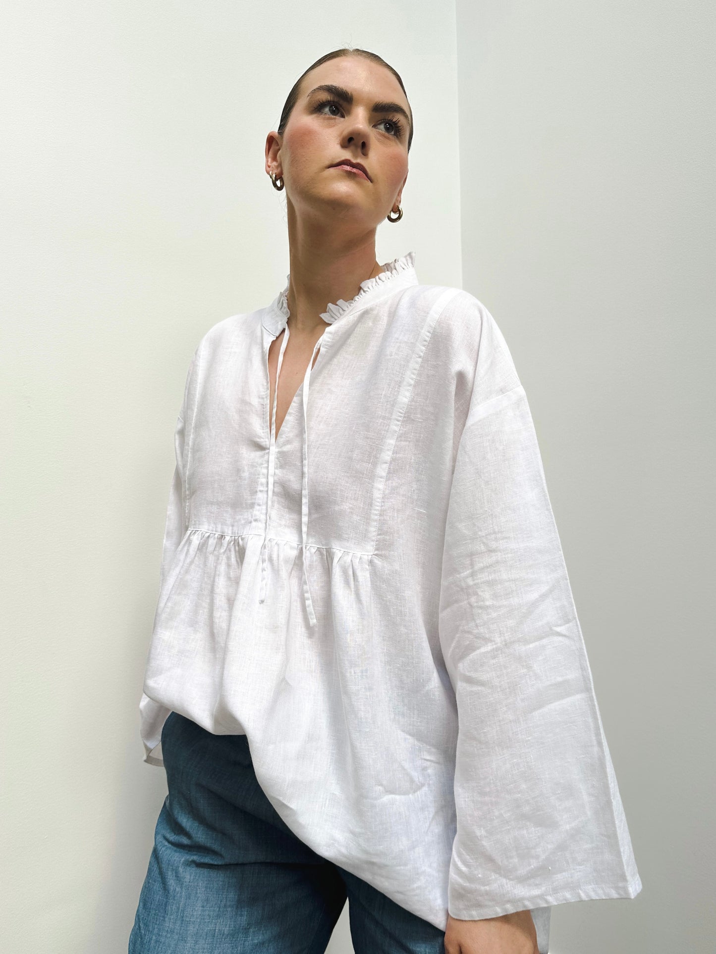 EVIE SMOCK - WHITE