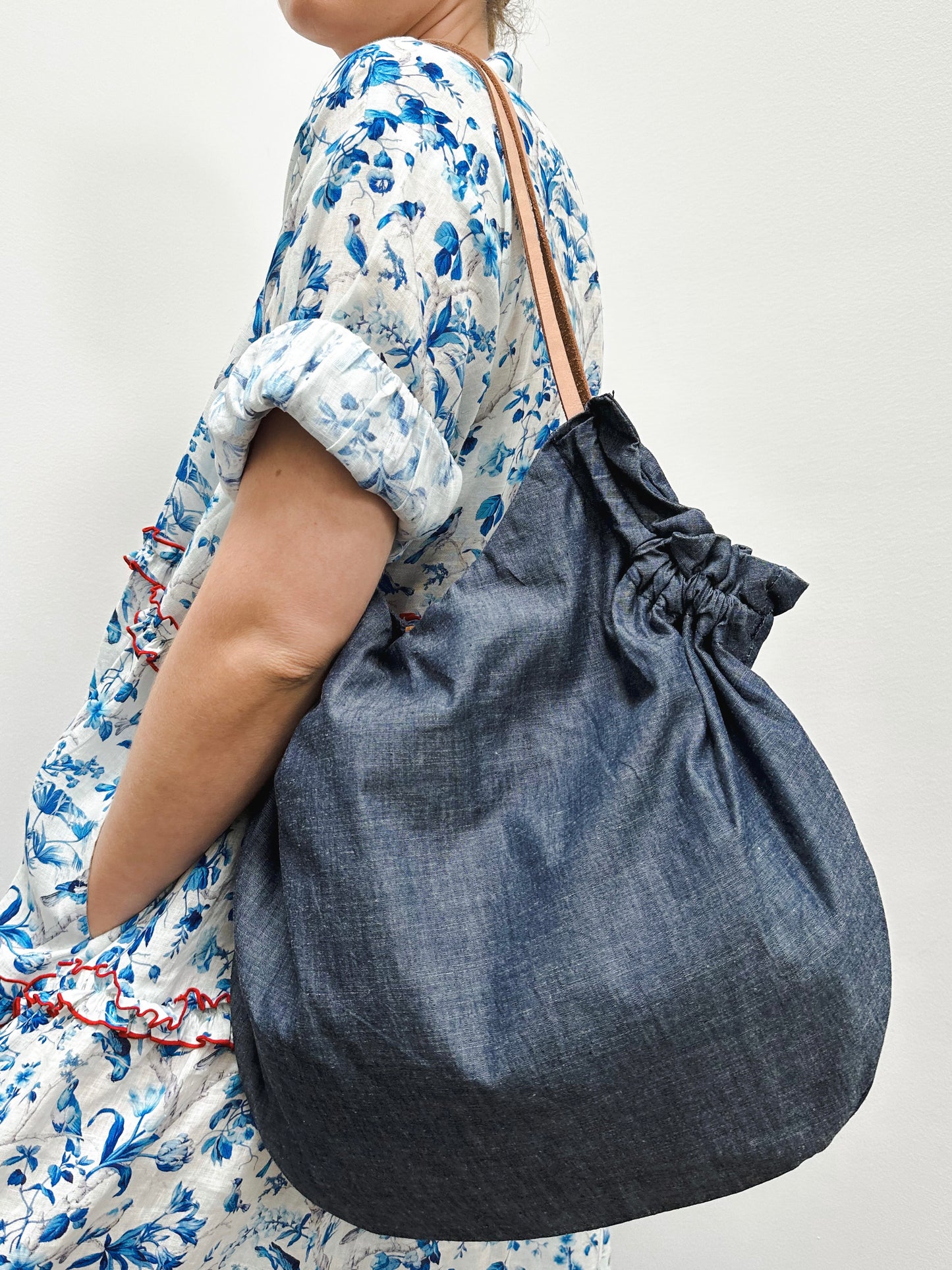 DAISY DENIM TOTE