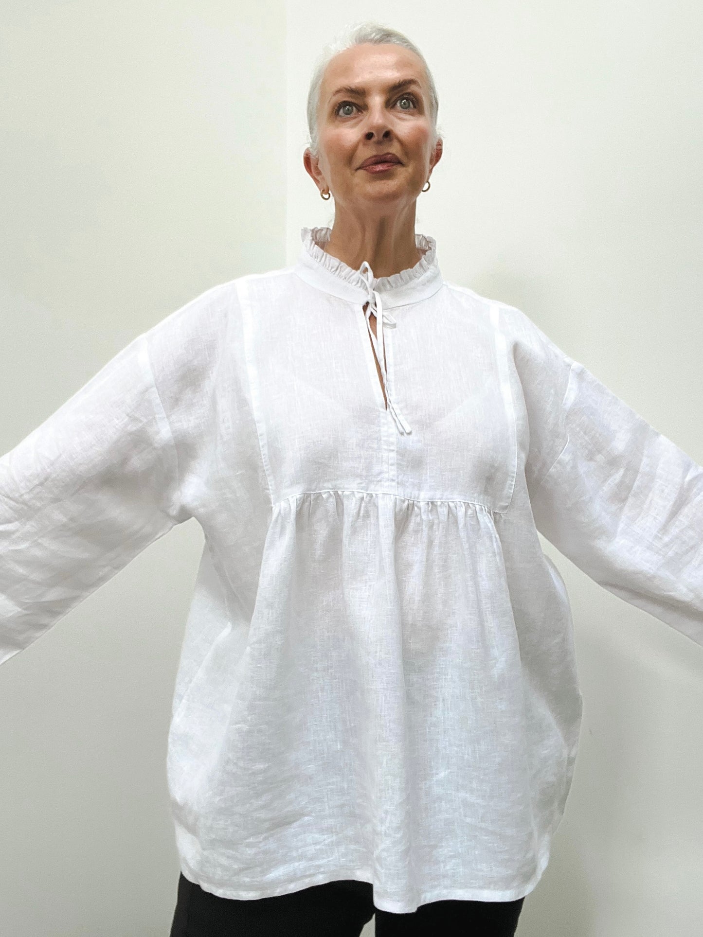 EVIE SMOCK - WHITE